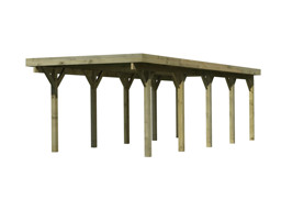 Zeige Details für Karibu CLASSIC Einzel Carport 3 Bild von Karibu CLASSIC Einzel Carport 3