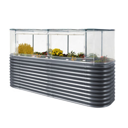 Zeige Details für Hochbeetabdeckung für Hochbeet TERRA Basic mit Erweiterung Bild von Hochbeetabdeckung für Hochbeet TERRA Basic mit Erweiterung