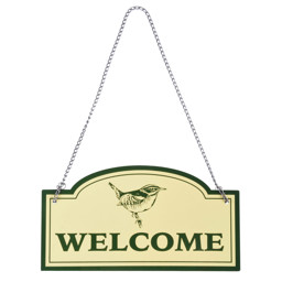 Bild von Blechschild Welcome