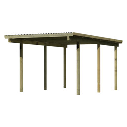 Zeige Details für Karibu ECO Carport 1 Bild von Karibu ECO Carport 1