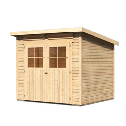 Zeige Details für Karibu Gartenhaus Glücksburg-4 naturbelassen Bild von Karibu Gartenhaus Glücksburg-4 naturbelassen