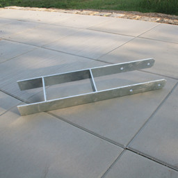 Zeige Details für 1 Stück H-Pfostenanker 12 x 12 x 60 cm Bild von 1 Stück H-Pfostenanker 12 x 12 x 60 cm