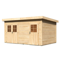 Zeige Details für Karibu 28 mm Mittelwand Gartenhaus Mattrup Bild von Karibu 28 mm Mittelwand Gartenhaus Mattrup