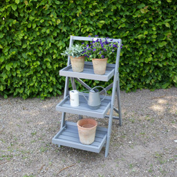 Zeige Details für Esschert Garten Blumentreppe grau Bild von Esschert Garten Blumentreppe grau