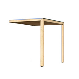 Zeige Details für Anbaudach für Saunahaus Cuben und Hygge Bild von Anbaudach für Saunahaus Cuben und Hygge