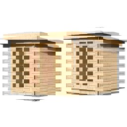 Zeige Details für Karibu Pultdach Gartenhaus Radeburg 1 Bild von Karibu Pultdach Gartenhaus Radeburg 1