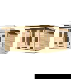 Zeige Details für Karibu Pultdach Gartenhaus Radeburg 4 Bild von Karibu Pultdach Gartenhaus Radeburg 4