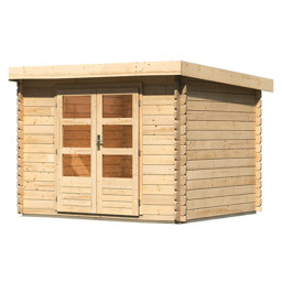 Zeige Details für Karibu 28 mm Blockbohlen Gartenhaus Bastrup 3 Bild von Karibu 28 mm Blockbohlen Gartenhaus Bastrup 3