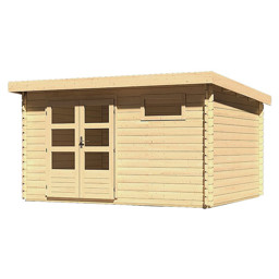 Zeige Details für Karibu 28 mm Blockbohlen Gartenhaus Bastrup-8 Bild von Karibu 28 mm Blockbohlen Gartenhaus Bastrup-8