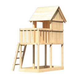 Zeige Details für Karibu Spielturm Frieda Basisturm Bild von Karibu Spielturm Frieda Basisturm