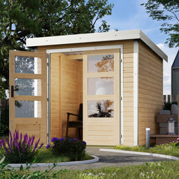 Zeige Details für Karibu 19 mm Hybrid Gartenhaus Jupiter 2 Bild von Karibu 19 mm Hybrid Gartenhaus Jupiter 2