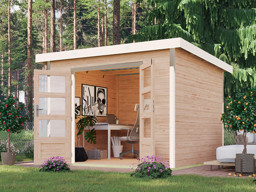 Zeige Details für Karibu 28 mm Hybrid Gartenhaus Pluto 6 Bild von Karibu 28 mm Hybrid Gartenhaus Pluto 6