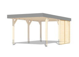 Zeige Details für Lamellen Seitenwand für Leimholz Carport Bild von Lamellen Seitenwand für Leimholz Carport