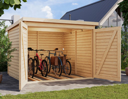 Zeige Details für Sparset Karibu RadHaus 4 inkl. Dachbedeckung Bild von Sparset Karibu RadHaus 4 inkl. Dachbedeckung