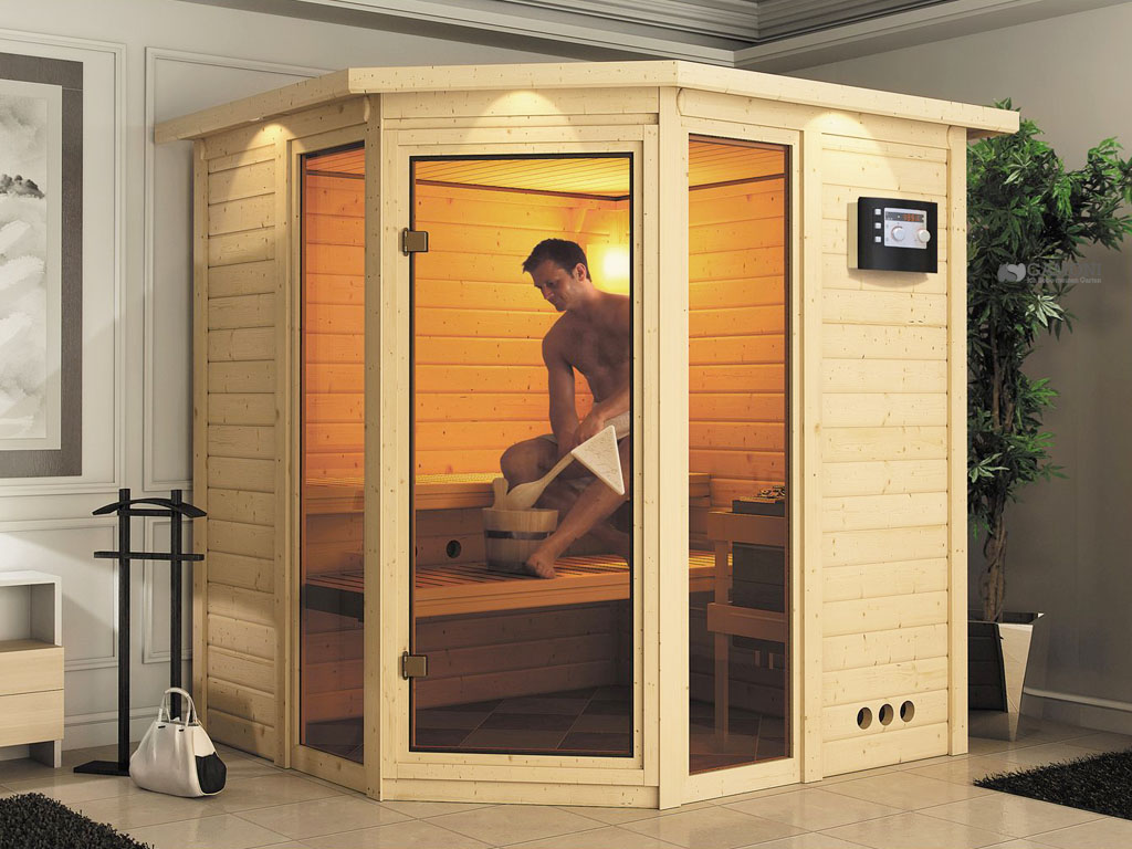 Bild für Kategorie Karibu Massiv Sauna Sinai 2