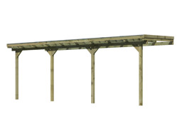 Bild von Karibu ECO Terrasse Modell 1 Größe C