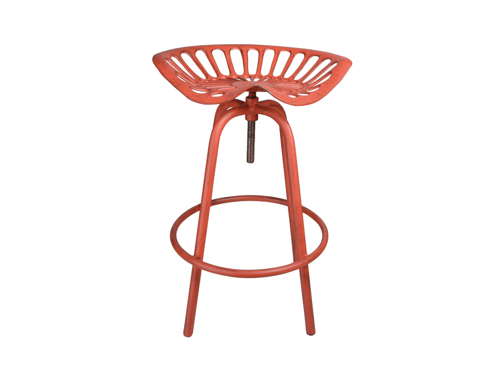 Bild von Traktorsitz Barhocker rot