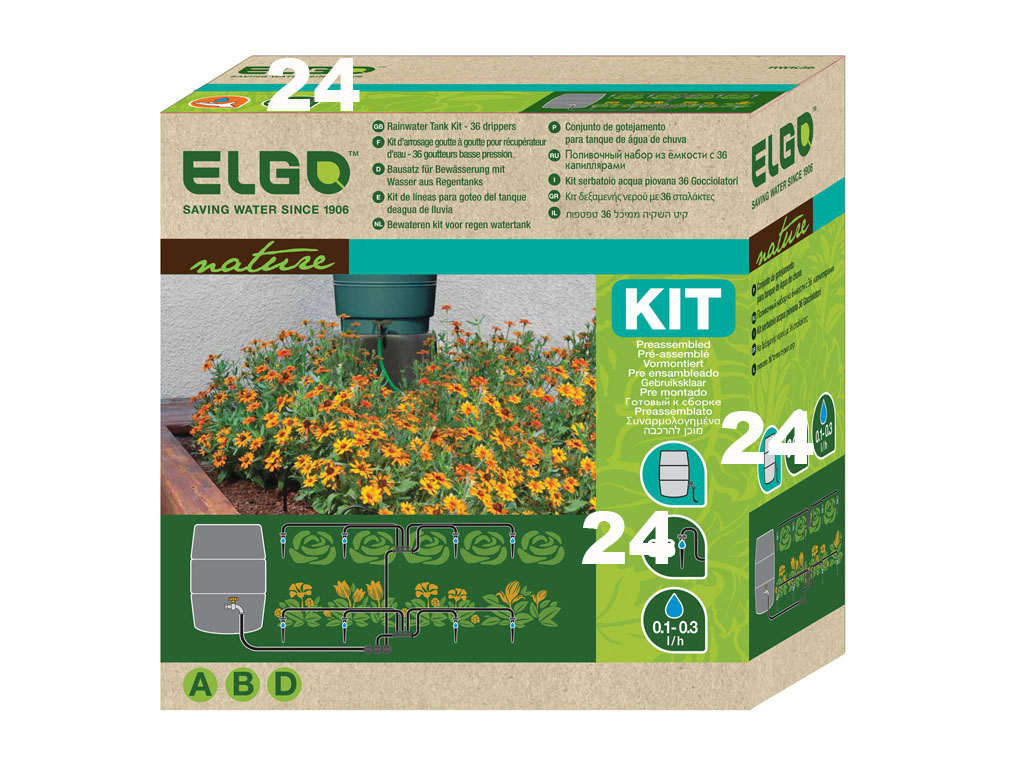 Bild von Elgo Regentonnenset 24 Tropfer