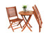 Bild von Cordoba Set mit Tisch Rund 65 cm und 2 Stühlen