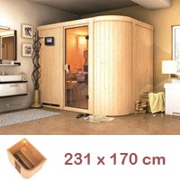 Bild für Kategorie Karibu System Sauna Titania 4