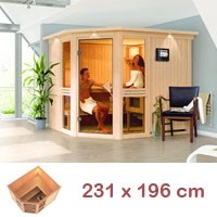 Bild für Kategorie Karibu System Sauna Amelia 3
