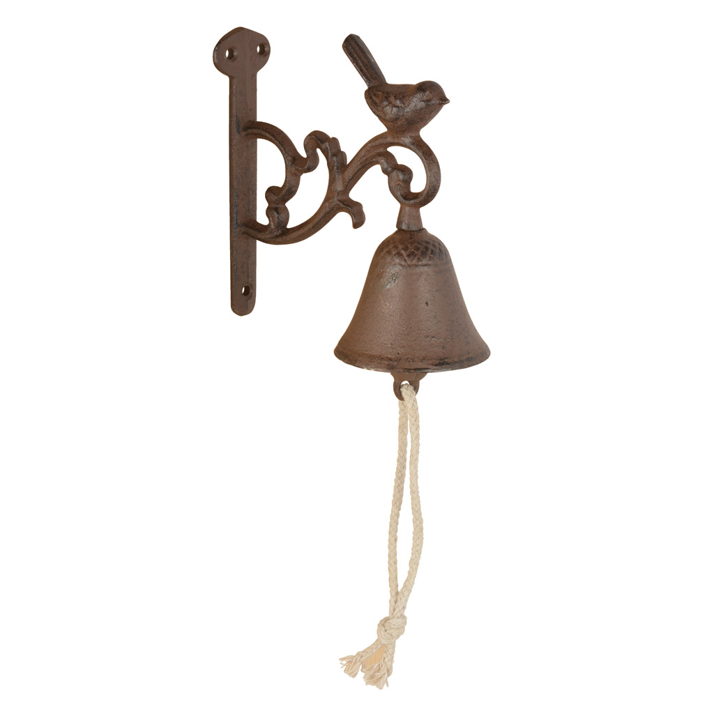 Bild von nostalgischer Türglocke Vogel
