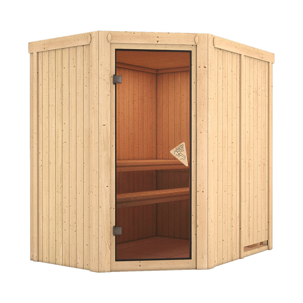 Bild von Karibu 68 mm System Sauna Carin