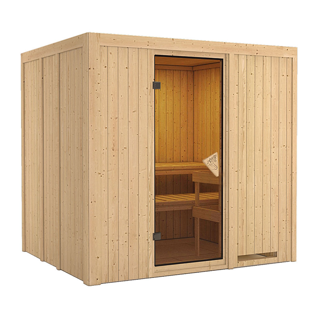 Bild von Karibu 68 mm System Sauna Sodin