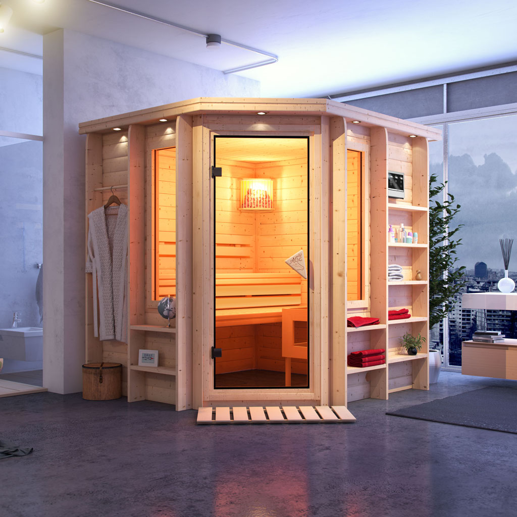 Bild von Karibu Premium Sauna Cortona