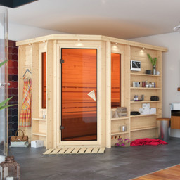 Bild von Karibu Premium Sauna Riona