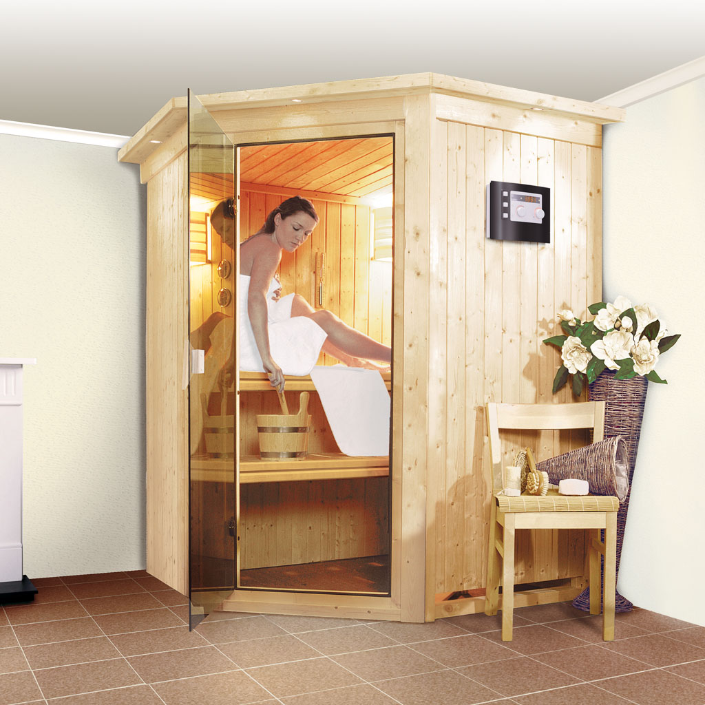 Bild für Kategorie Karibu Plug & Play Sauna Nanja