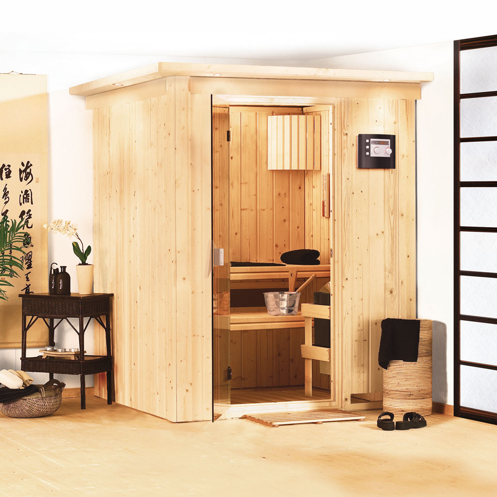 Bild für Kategorie Karibu Plug & Play Sauna Minja