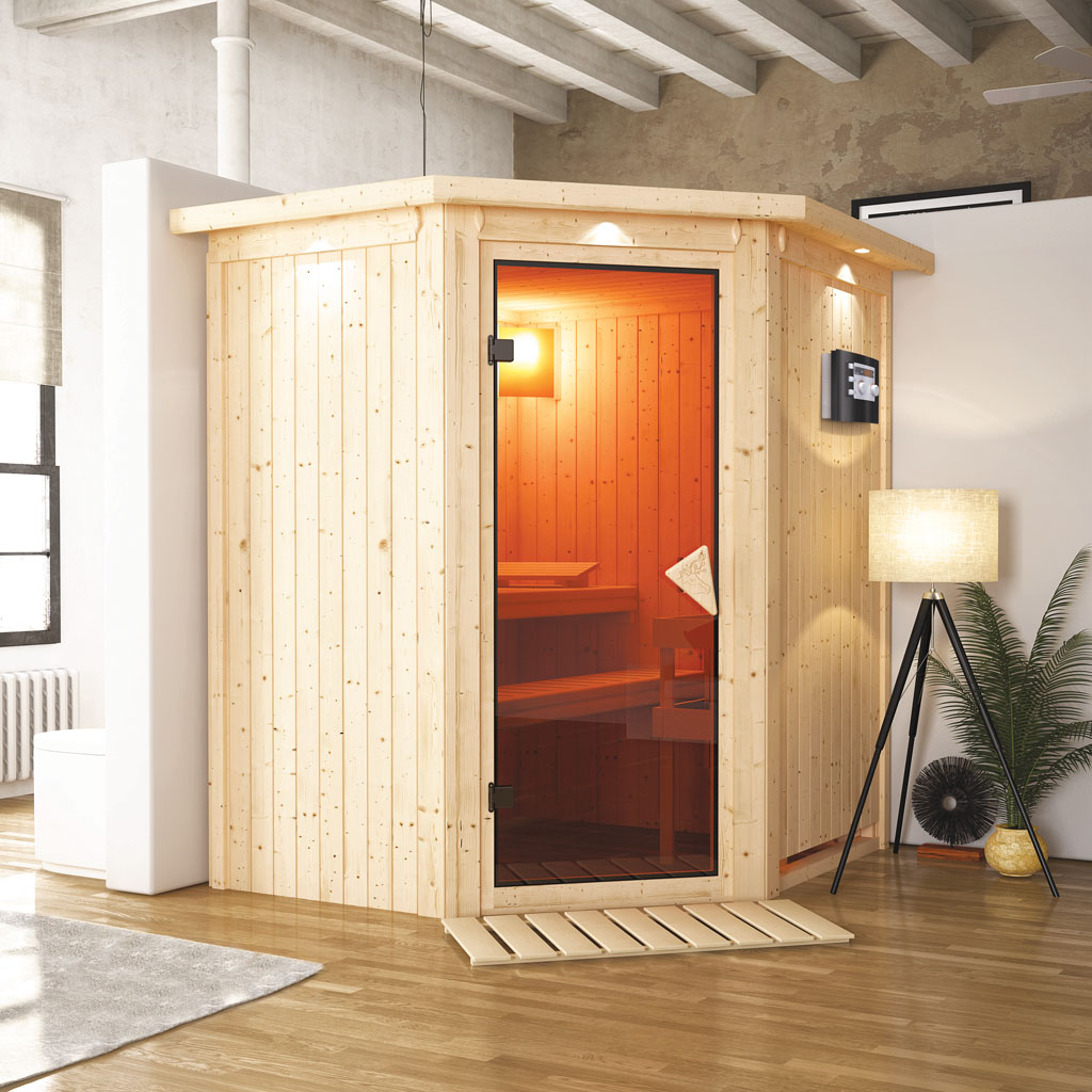 Bild für Kategorie Karibu Plug & Play Sauna Tonja
