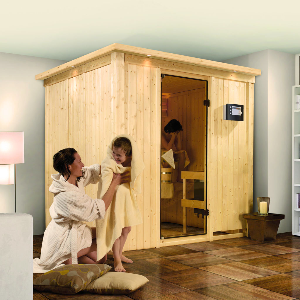 Bild für Kategorie Karibu Plug & Play Sauna Daria