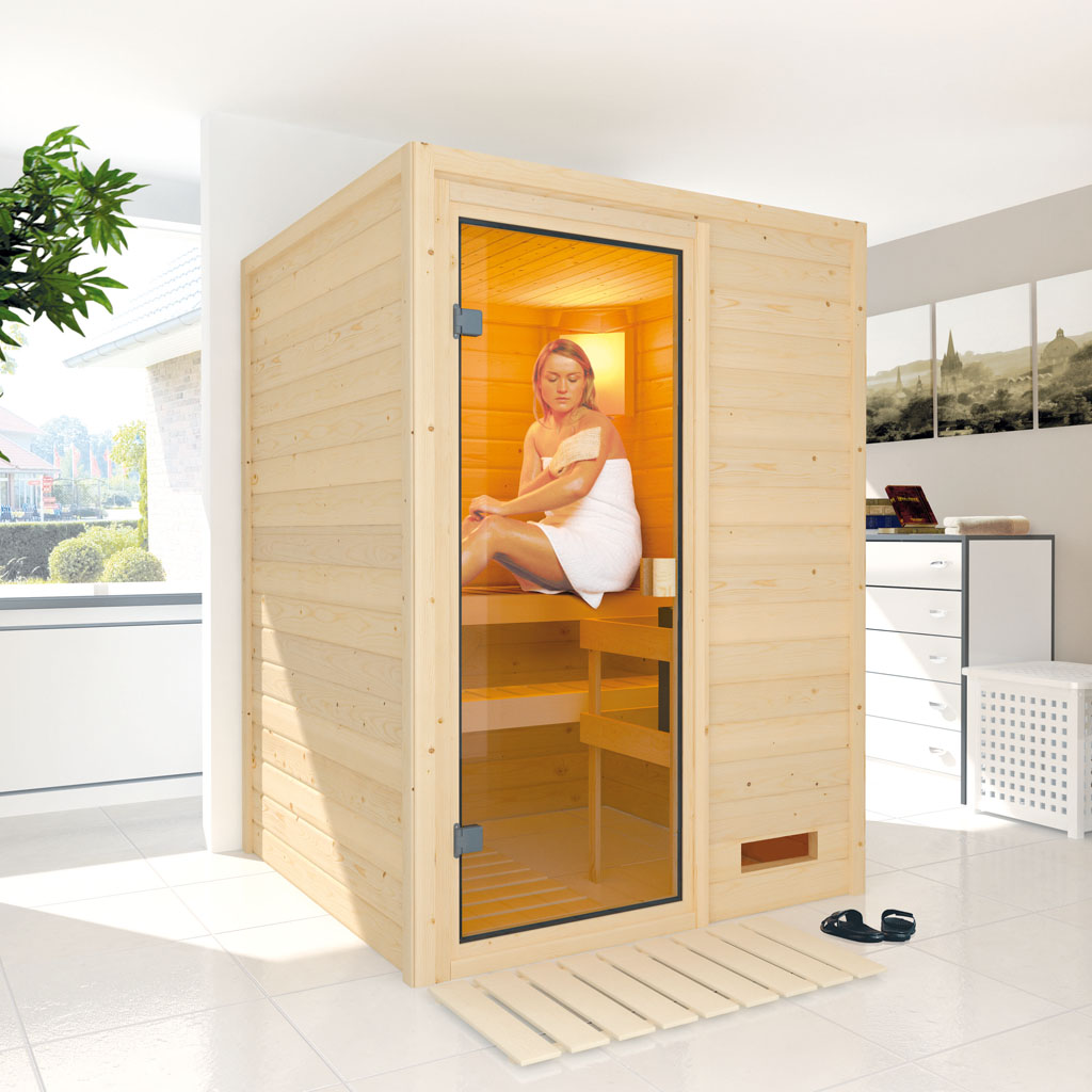 Bild für Kategorie Karibu Plug & Play Sauna Nadja