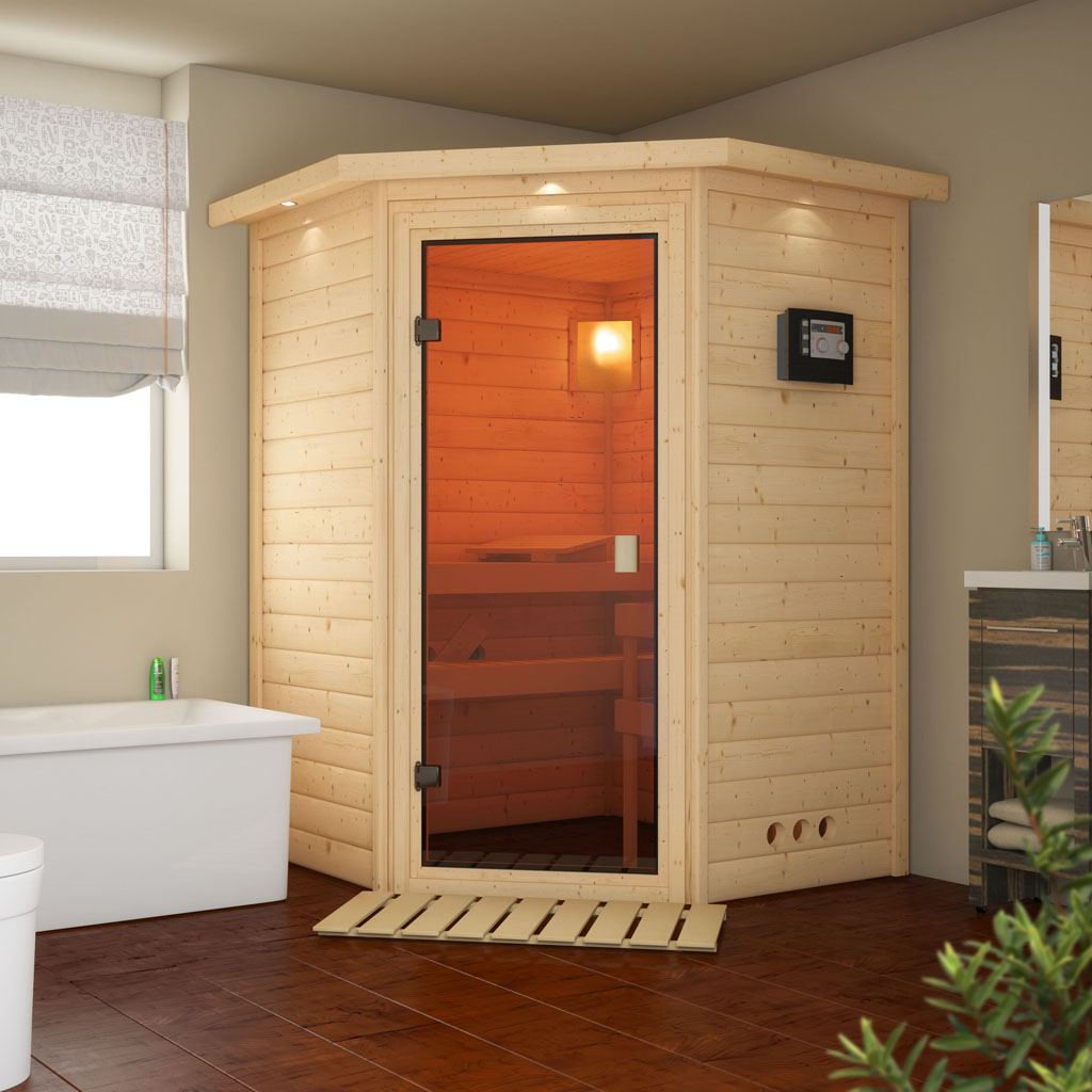 Bild für Kategorie Karibu Plug & Play Sauna Alicja