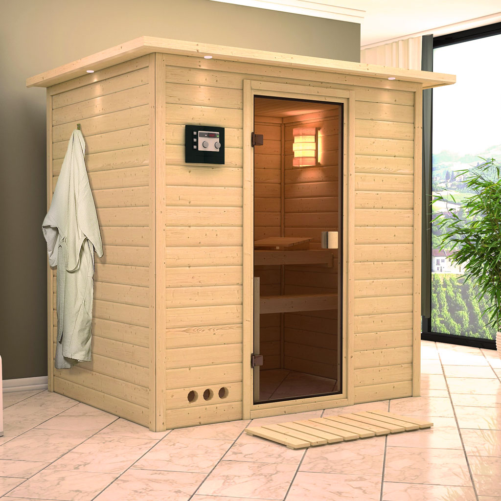 Bild für Kategorie Karibu Plug & Play Sauna Ronja