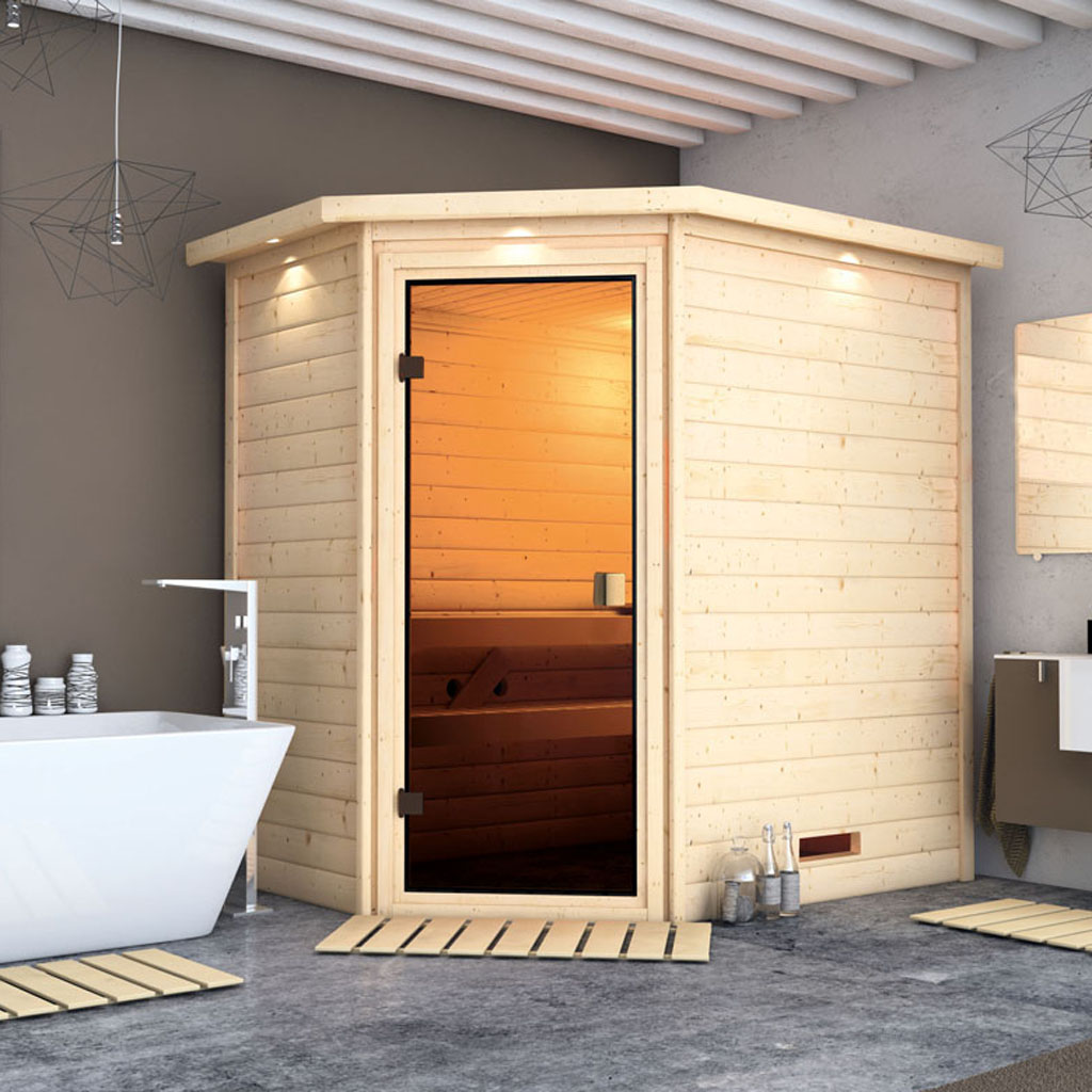Bild für Kategorie Karibu Plug & Play Sauna Cilja