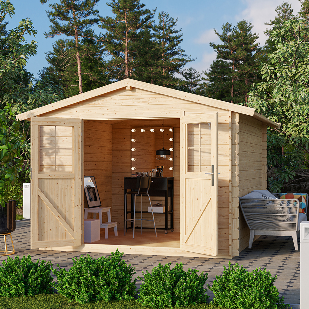 Bild von Woodfeeling Blockbohlenhaus Seefeld-5