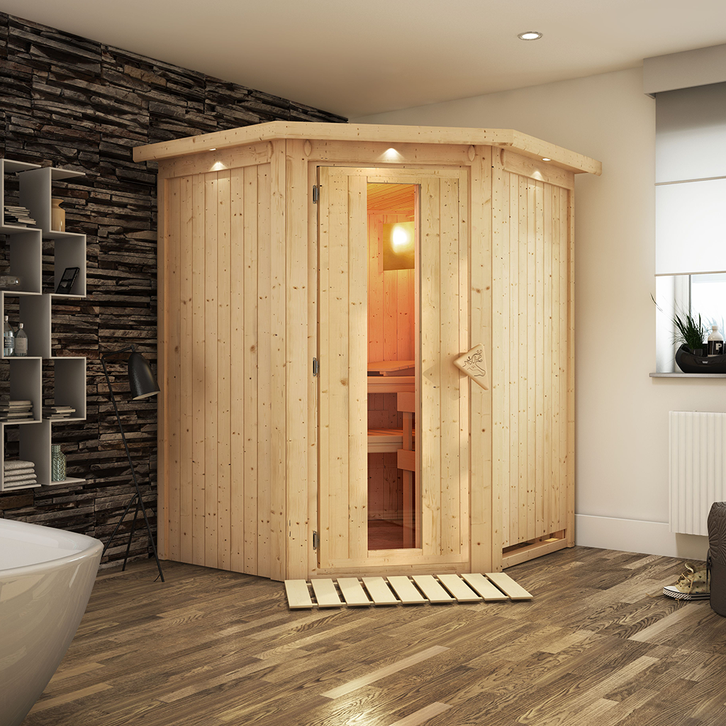 Bild von 230 Volt Karibu System Sauna Nanja