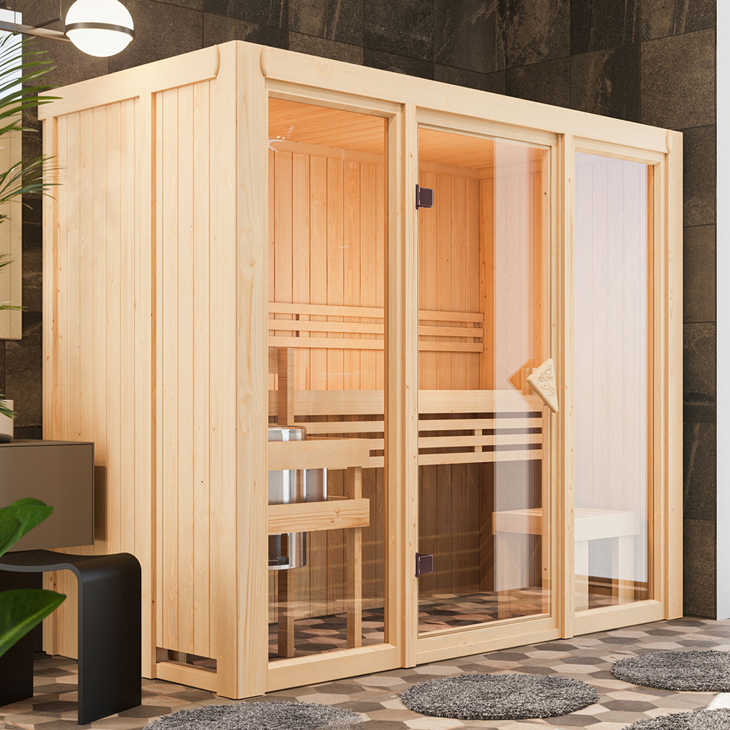 Bild von Karibu 68 mm System Sauna Avari 2
