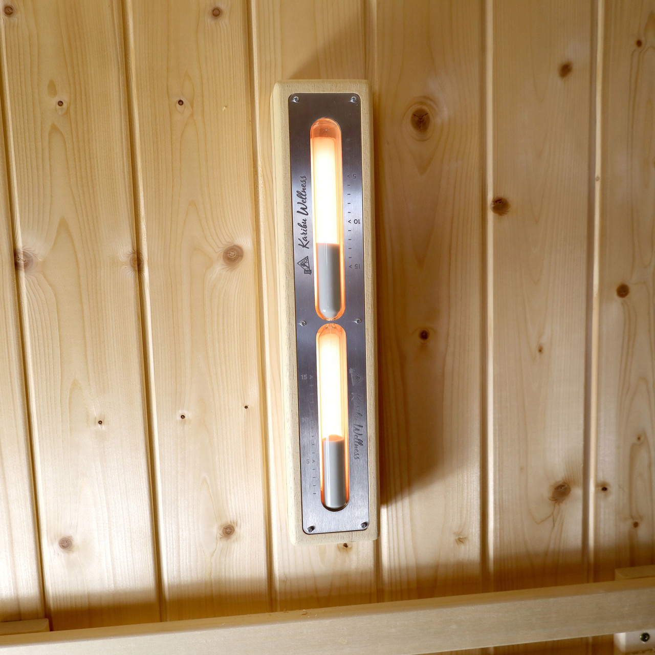 Bild von Karibu Sauna Sanduhr Premium