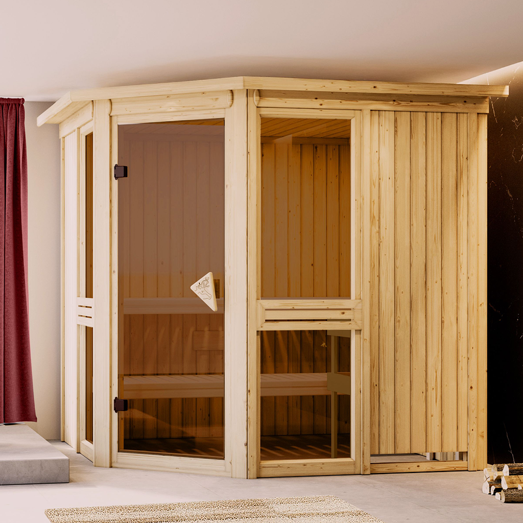 Bild von Sparset Karibu 68 mm System Sauna Dana 1