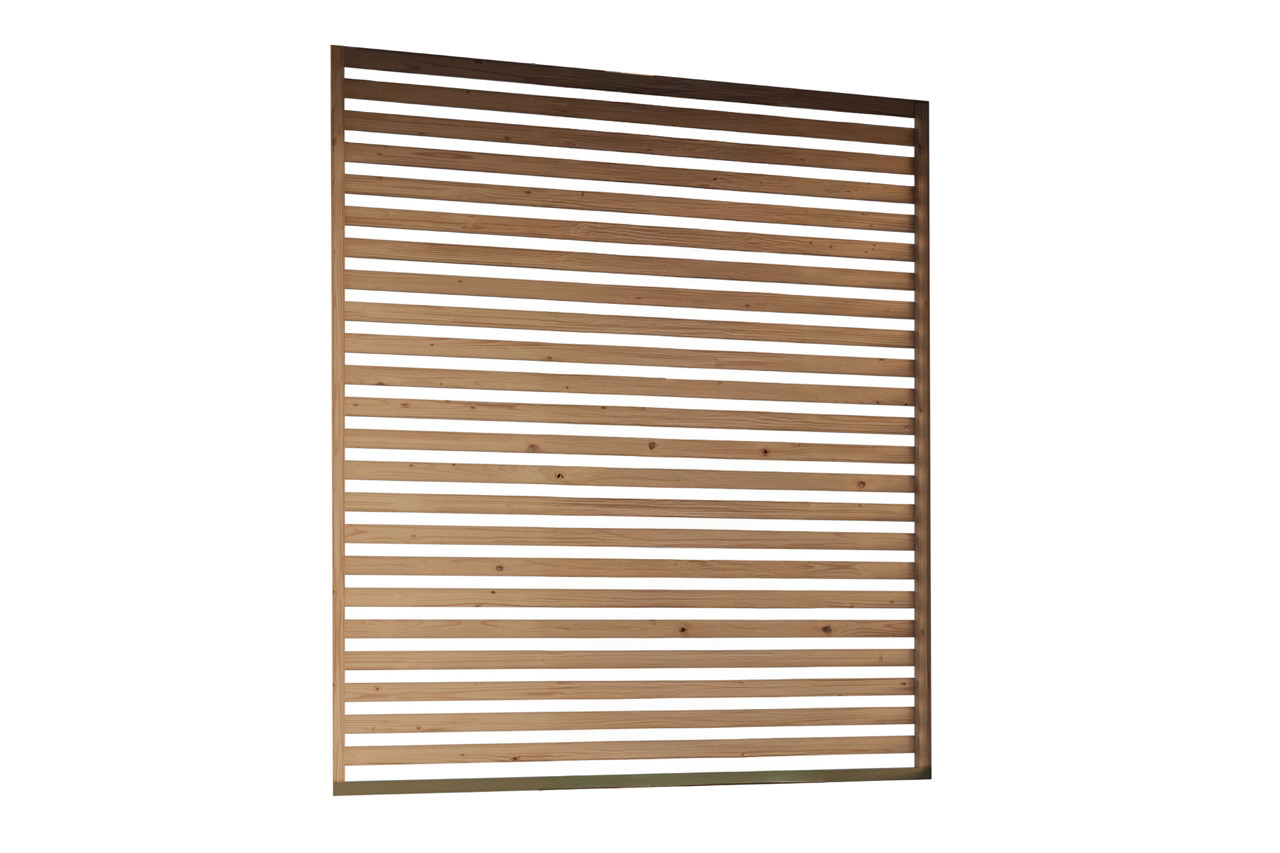 Bild von Karibu Cubeco Pavillon Lamellenwand