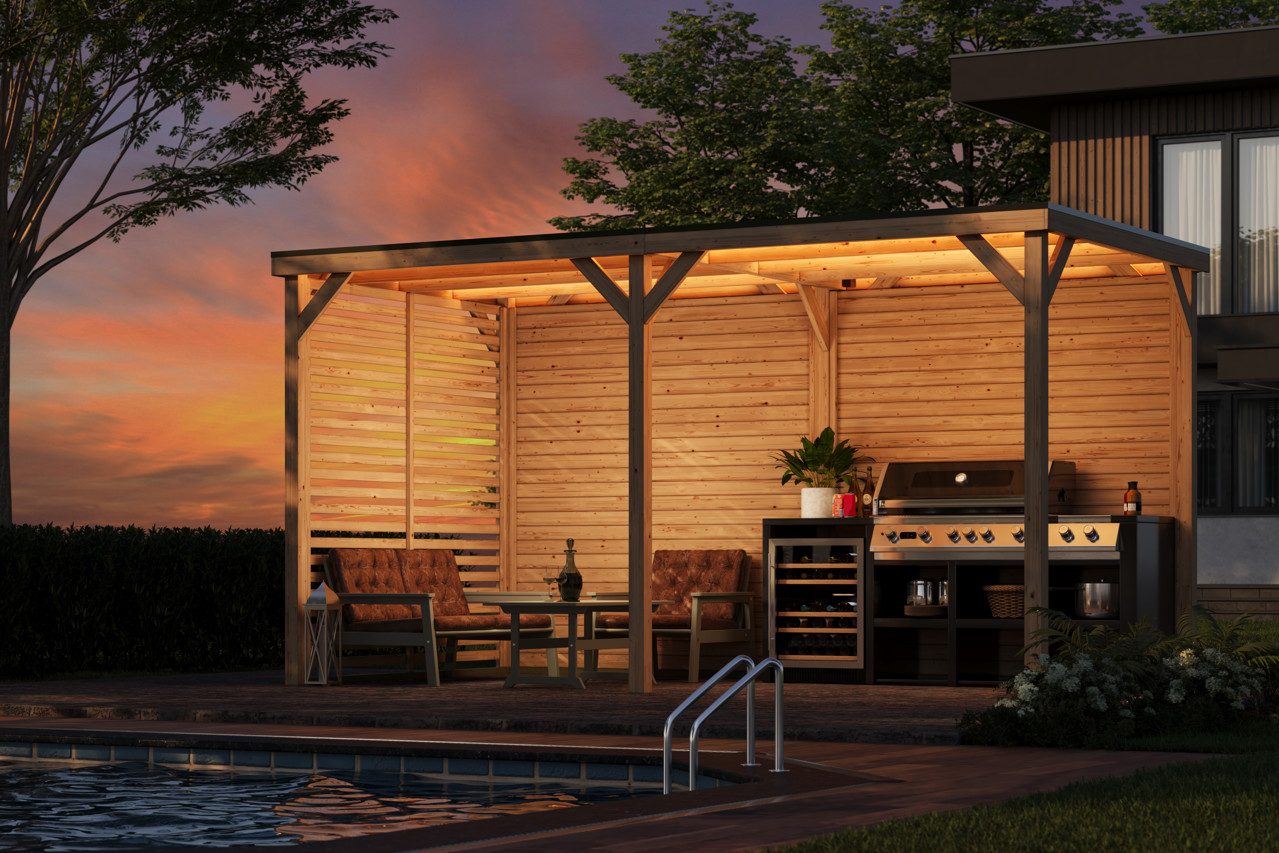 Bild von Karibu Cubeco WM Pavillon Außenküche L