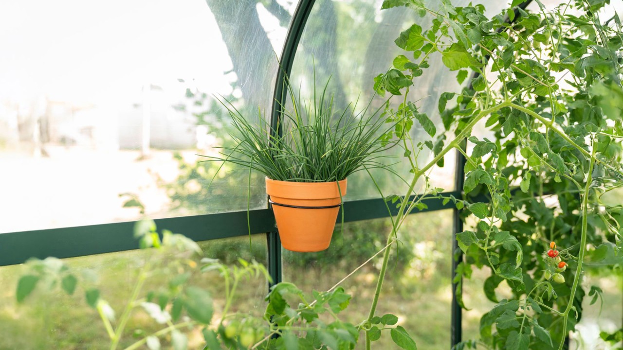 Vitavia Gewächshaus Pflanzentopfhalter