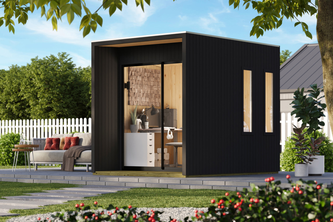 Karibu Gartenhaus Home Office Studio 1