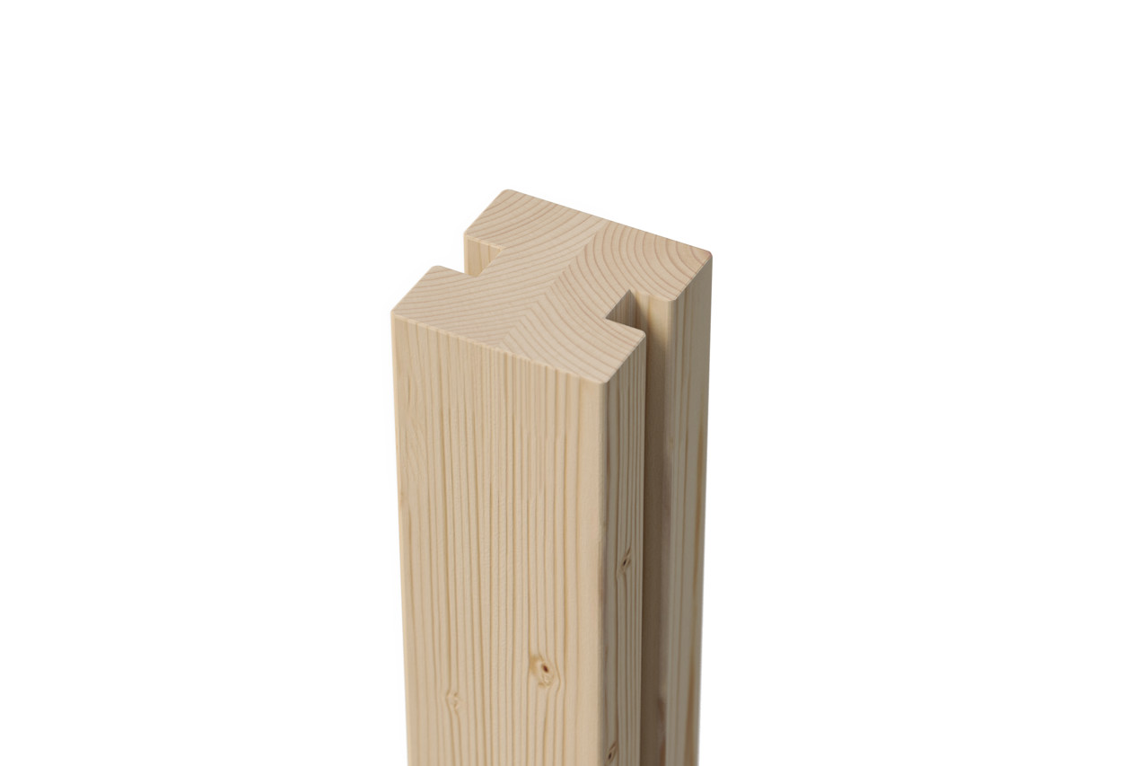 190 cm Zaunpfosten 9x9 cm 