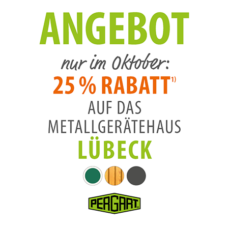 Pergart Metall-Gerätehaus Lübeck