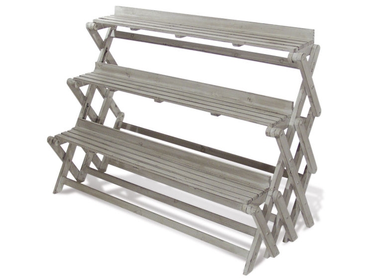 Bild von Etagere Blumentreppe 3 Stufen Holz
